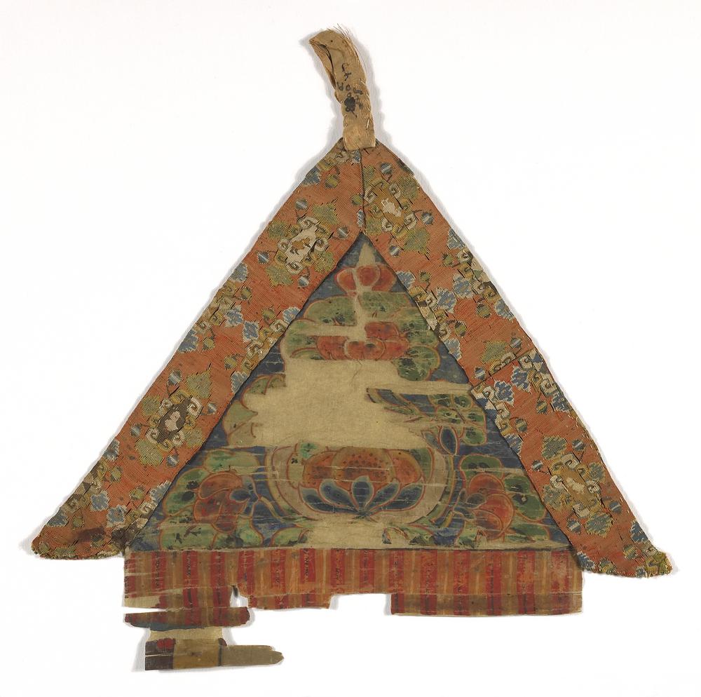 图片[1]-banner; textile; 幡(Chinese); 紡織品(Chinese) BM-MAS.905.a-China Archive